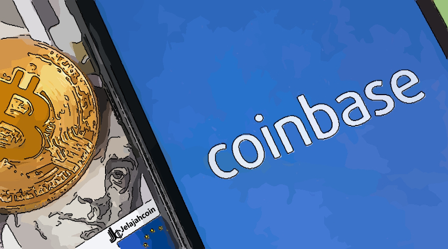 Ilustrasi exchange Coinbase.
