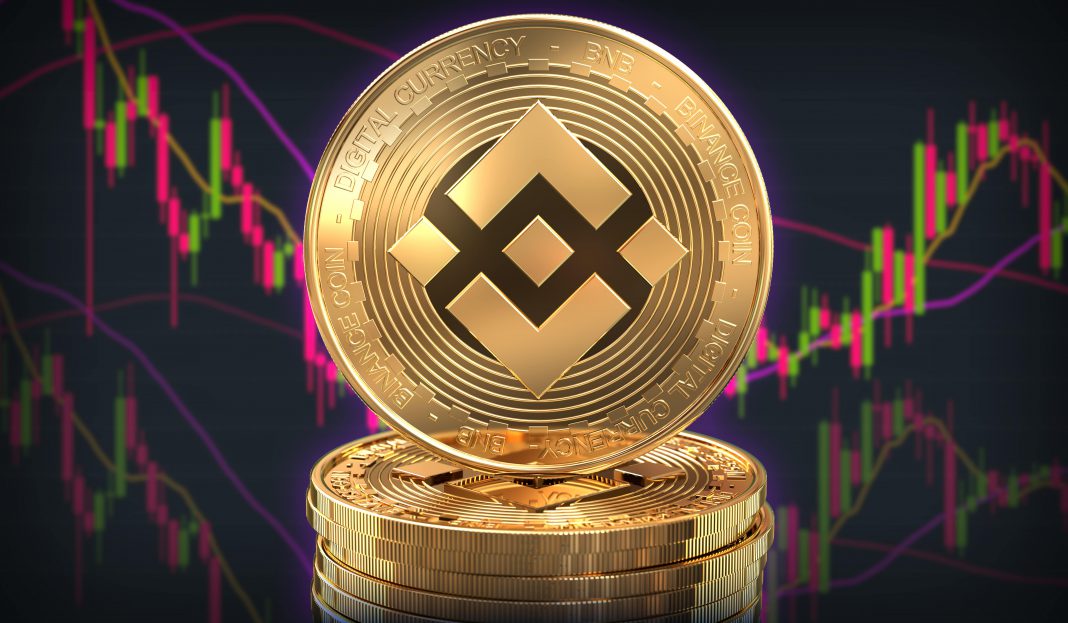 BNB crypto asset illustration.