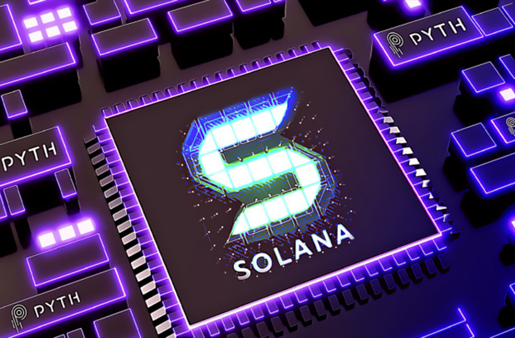 Ilustrasi jaringan Solana.