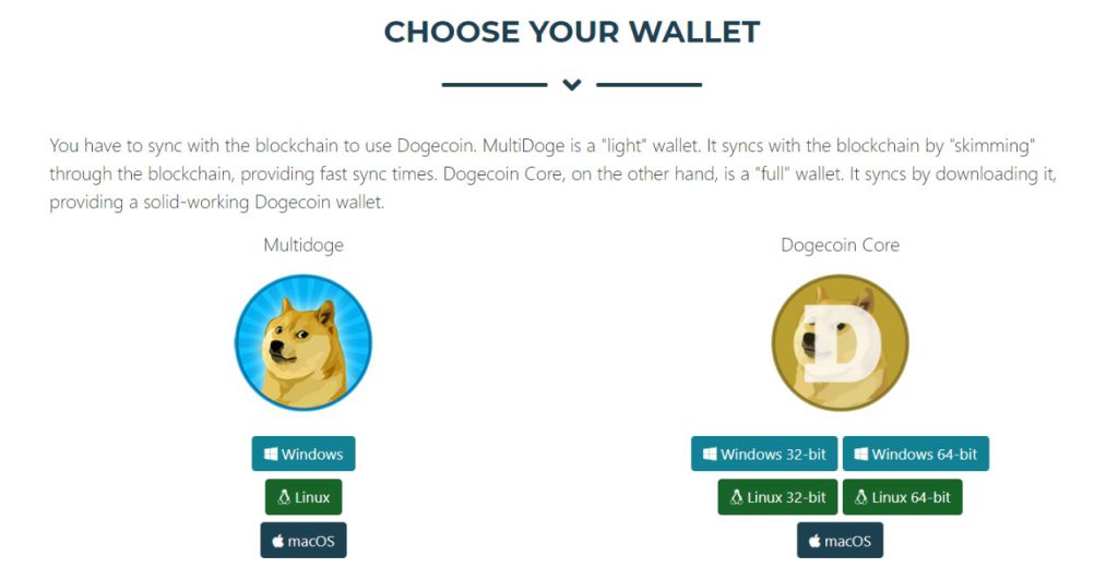 Choose wallet before mining crypto