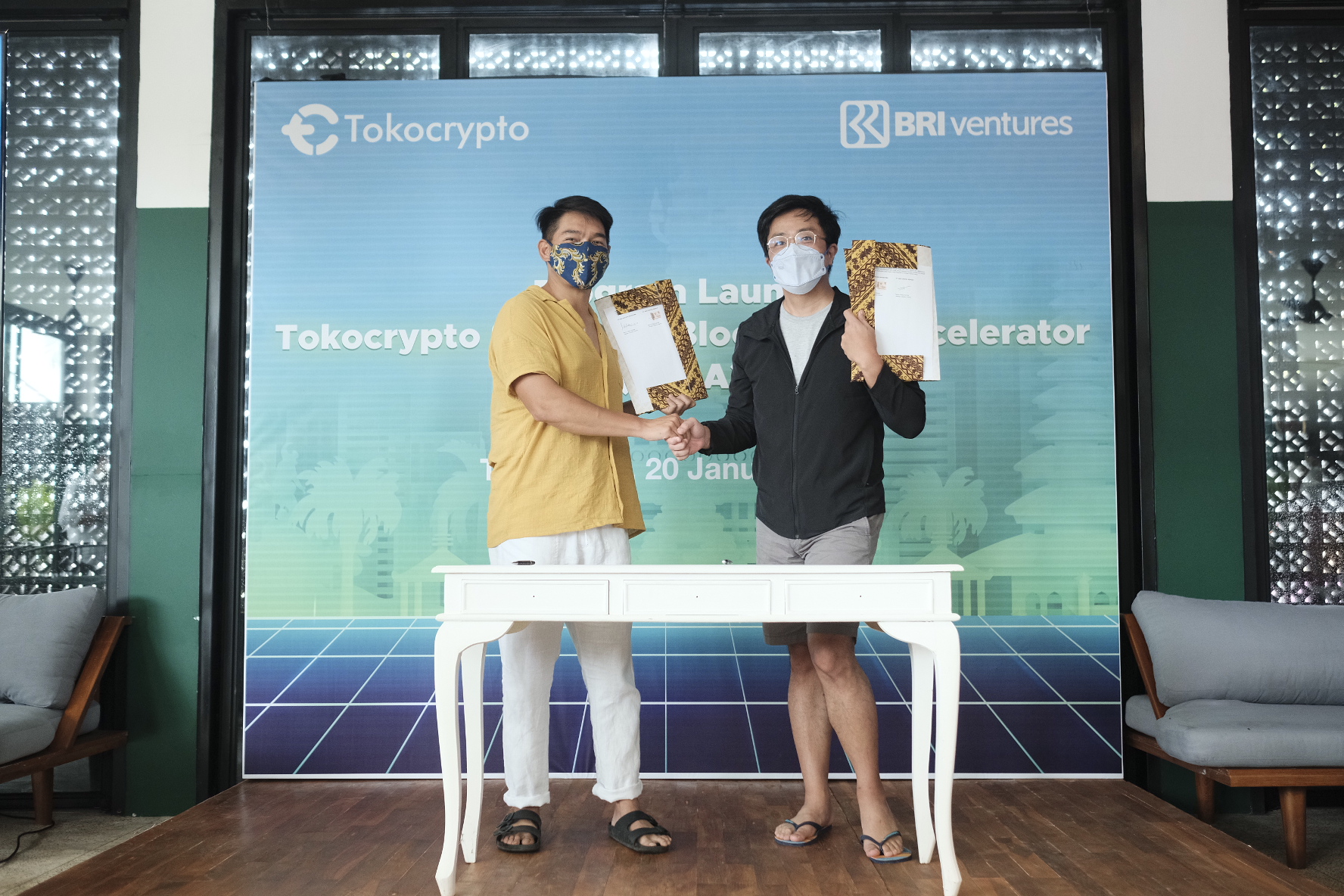 Peresmian program TSBA dari Tokocrypto dan BRI Ventures di Bali.