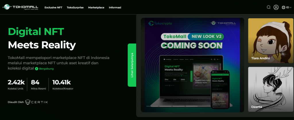 marketplace nft pertama di indonesia
