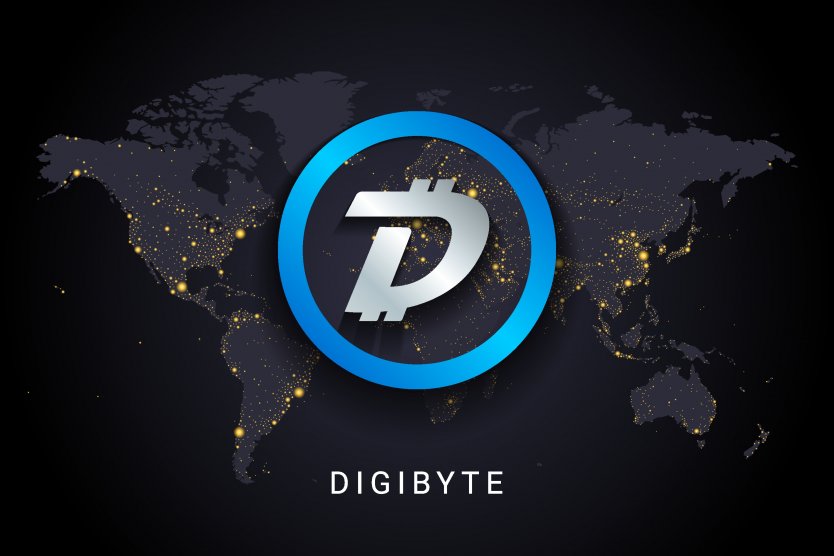 Ilustrasi aset kripto DigiByte (DGB).