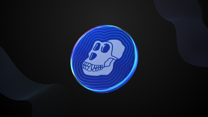 Ilustrasi token kripto ApeCoin (APE).