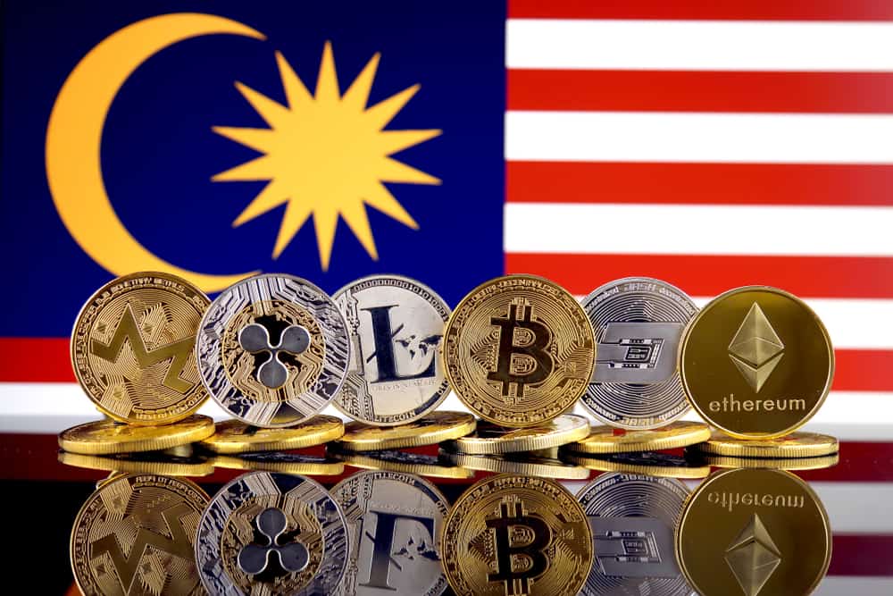 Ilustrasi aset kripto di Malaysia.
