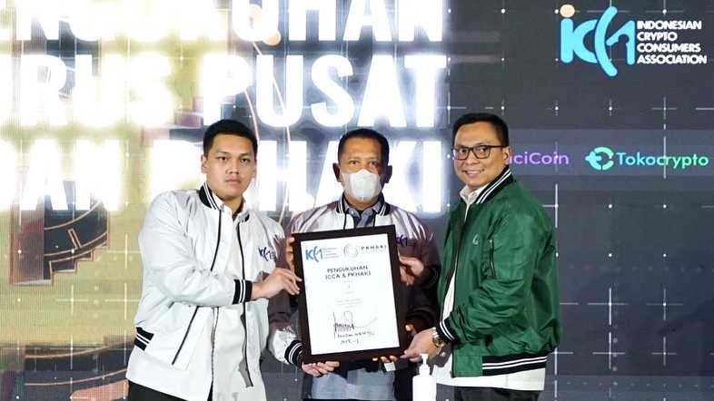 Peresmian Indonesia Crypto Consumer Association (ICCA) dan Perkumpulan Konsultan Hukum Aset Kripto Indonesia (PKHAKI). Foto: Instagram/@bambang.soesatyo.