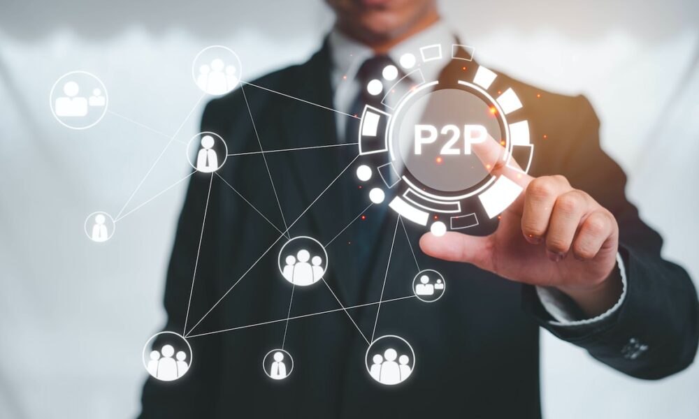 ilustrasi konsep peer to peer