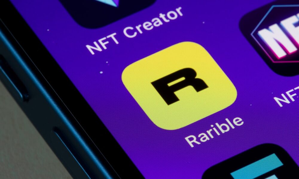 tampilan logo aplikasi rarible