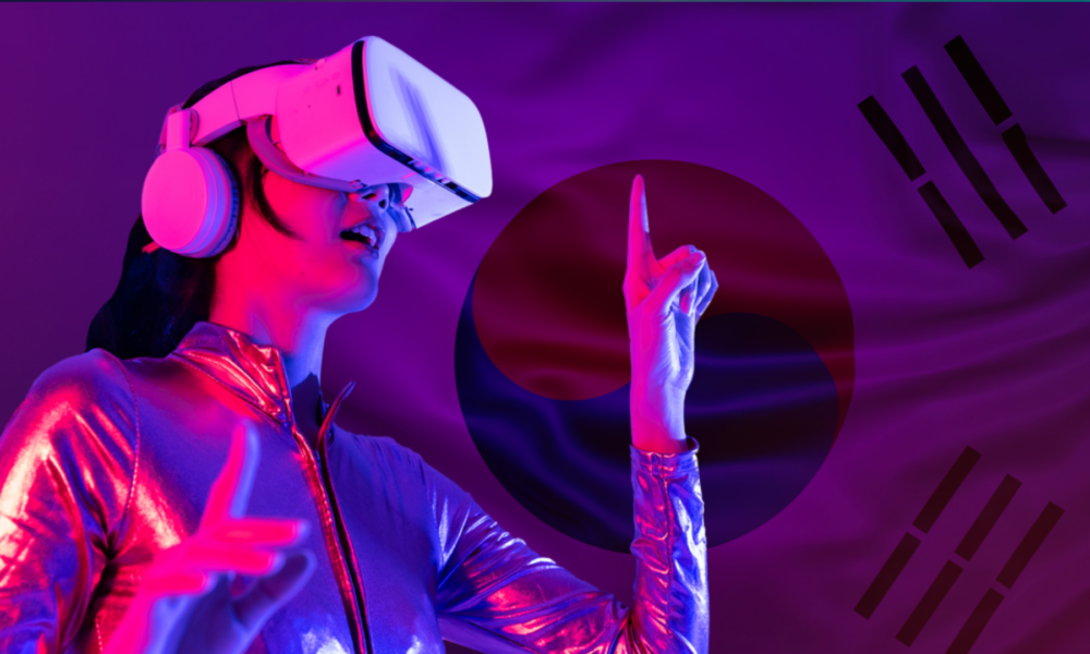 Ilustrasi metaverse Korea Selatan.