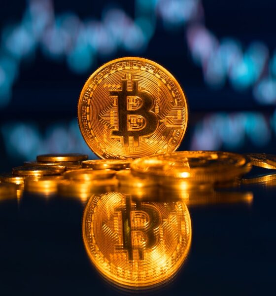 bentuk koin bitcoin