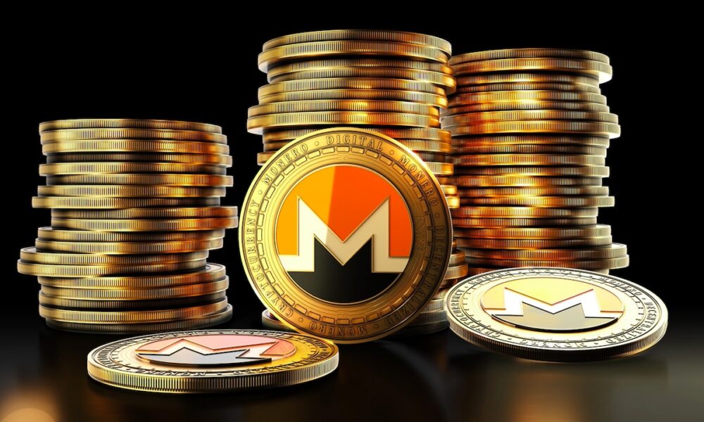 ilustrasi token monero coin xmr