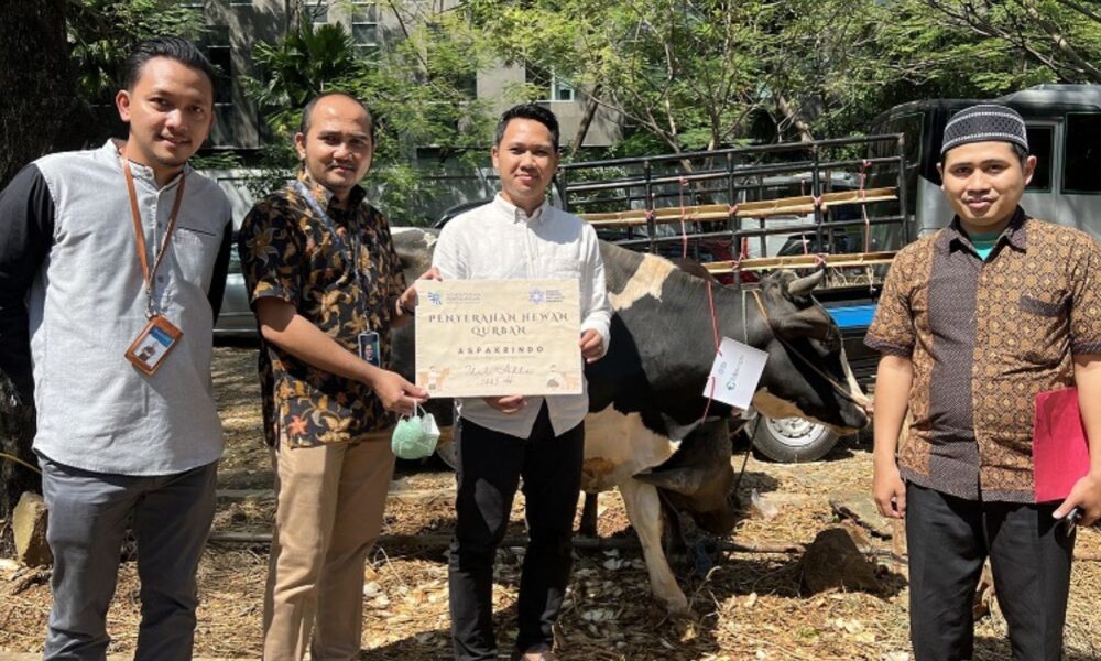 ASPAKRINDO Salurkan Hewan Kurban Melalui Kementerian Perdagangan pada Idul Adha 1443H