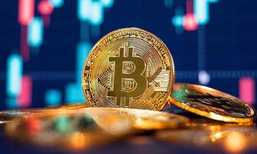 Ilustrasi Bitcoin.