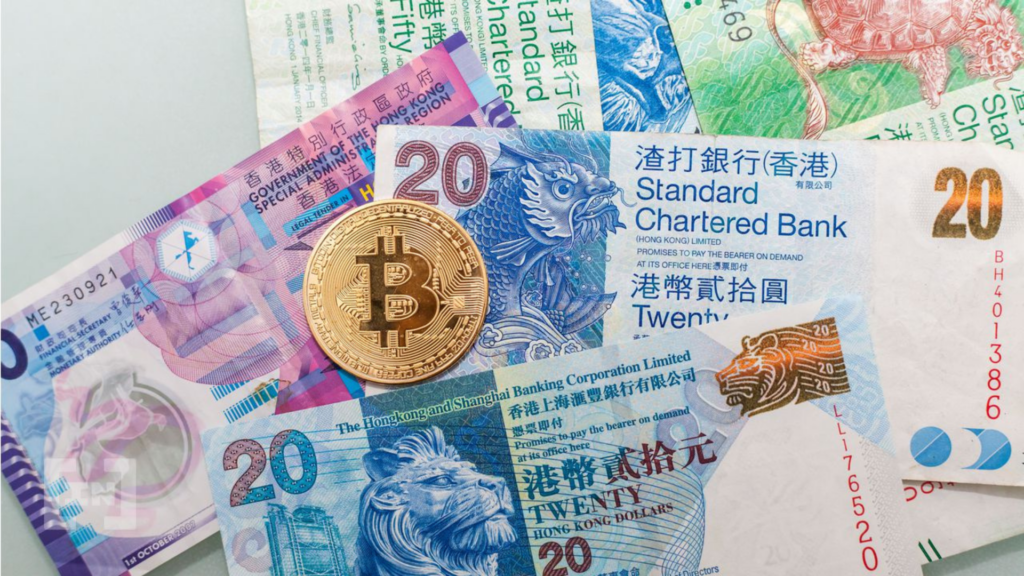 Ilustrasi aset kripto di Hong Kong. Sumber: Getty Images.