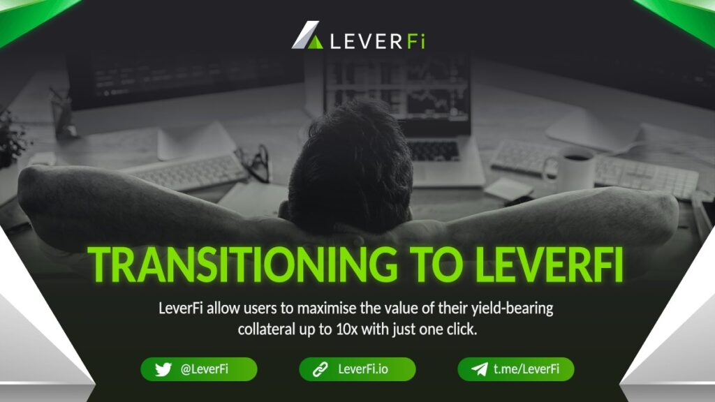 Ilustrasi aset kripto LeverFi (LEVER).