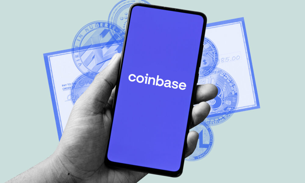 Ilustrasi exchange Coinbase.
