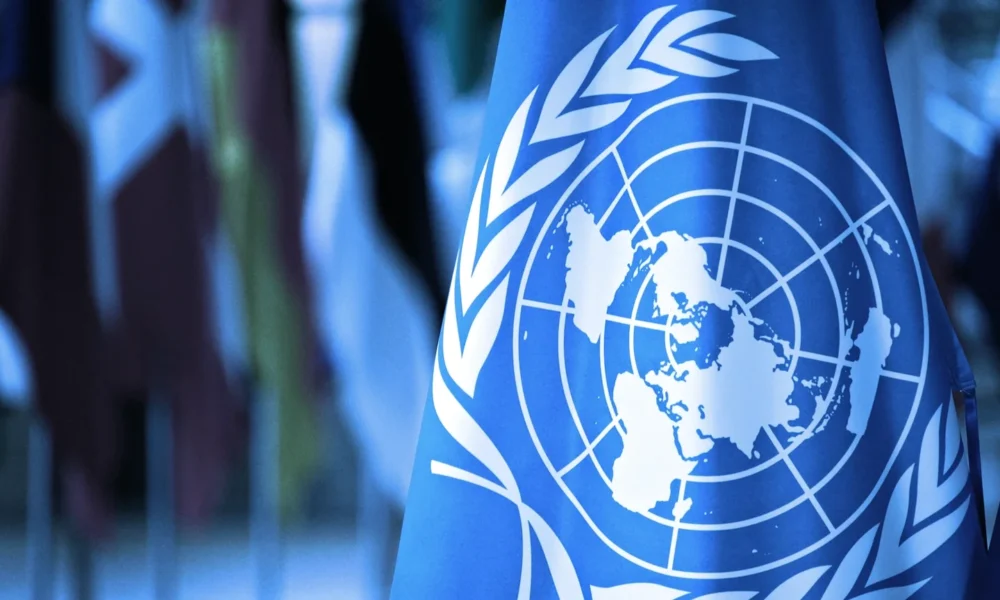Ilustrasi bendera PBB. Foto: Shutterstock.