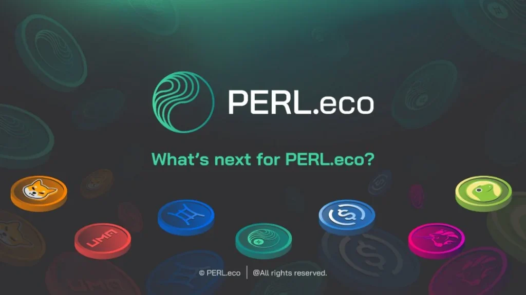 Ilustrasi aset kripto Perl.eco (PERL).