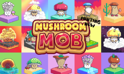 Ilustrasi Mushroom Mob NFT. Foto: Mushroom Mob.