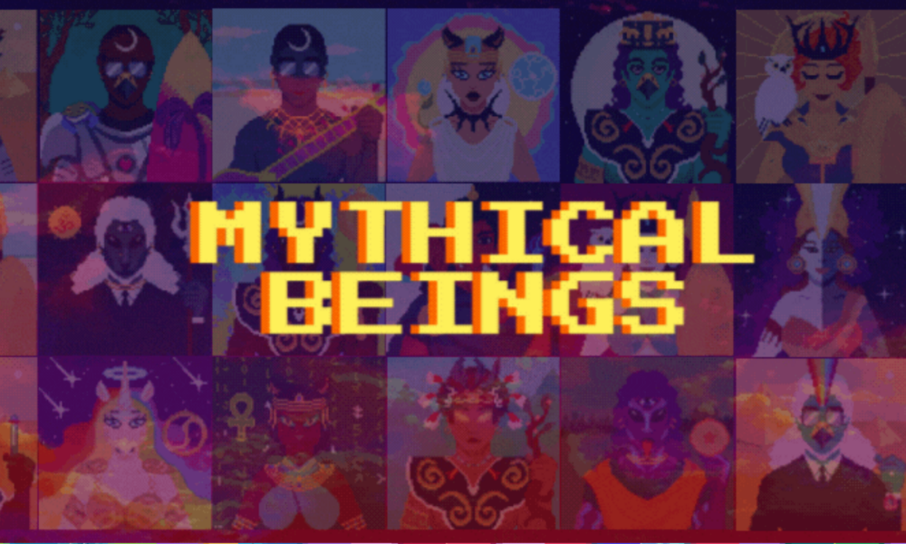 Ilustrasi Mythical Beings NFT. Foto: Mythical Beings.