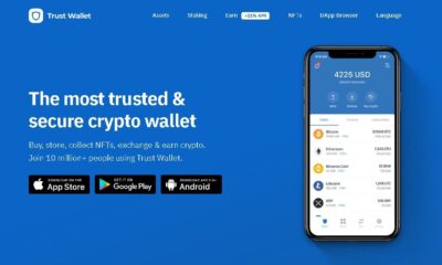 Ilustrasi dompet kripto, Trust Wallet. Foto: Trust Wallet.