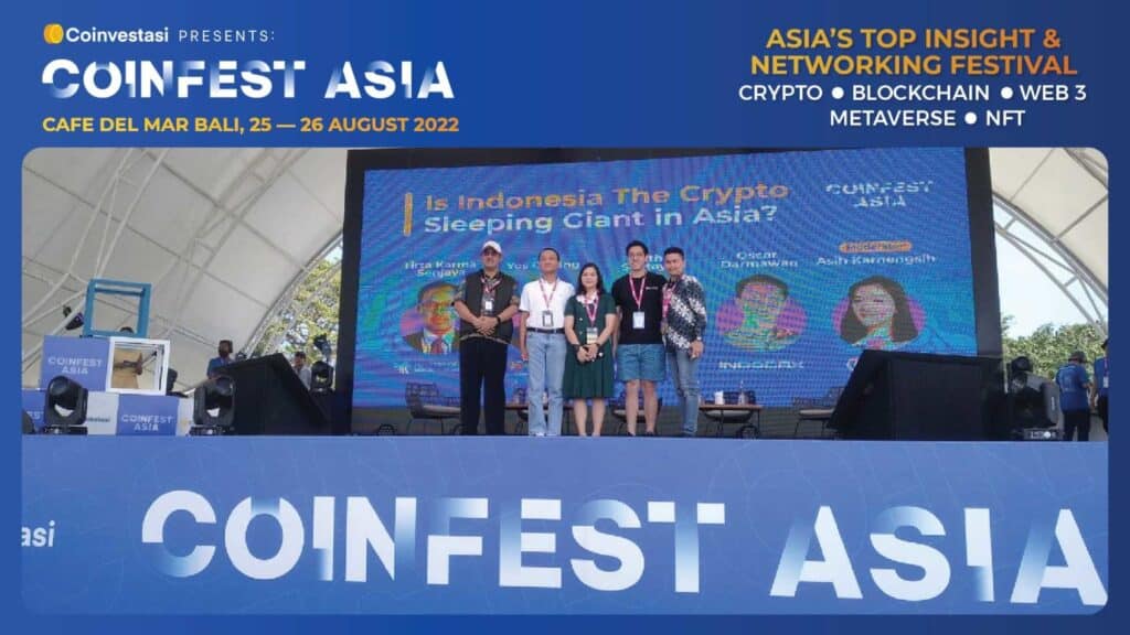 Coinfest Asia 2022 digelar selama tanggal 25-26 Agustus 2022 di Cafe del Mar Bali. Foto: Coinfest Asia 2022.