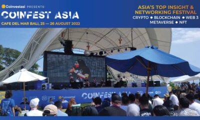 Coinfest Asia 2022 digelar selama tanggal 25-26 Agustus 2022 di Cafe del Mar Bali. Foto: TZ APAC (@TzApac).