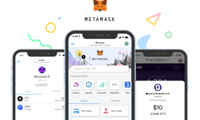 Ilustrasi dompet kripto, MetaMask. Foto: Getty Images.