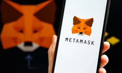 Ilustrasi dompet kripto, MetaMask. Foto: Getty Images.