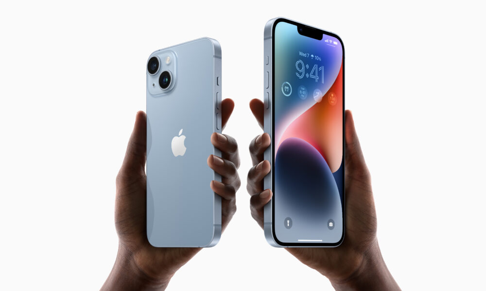 Ilustrasi Apple iPhone 14 dan iPhone 14 Plus yang baru rilis. Foto: Apple.