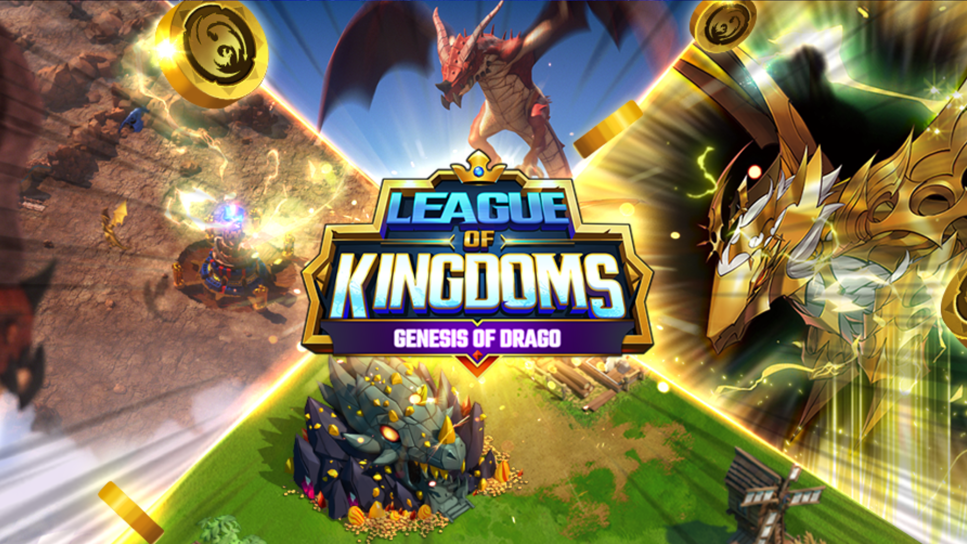 League of Kingdoms bakal rilis update Drago bisa kasih NFT bentuk naga. Foto: League of Kingdoms.