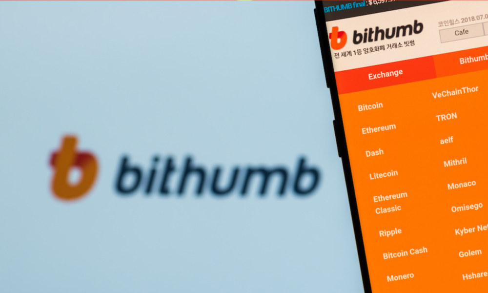Platfrom exchange kripto asal Korea Selatan, Bithumb. Foto: Getty Images.