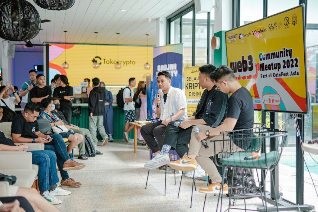 Acara "Web3 Community Meetup 2022" di T-Hub by Tokocrypto Bali pada 26 Agustus 2022. Foto: Tokocrypto.