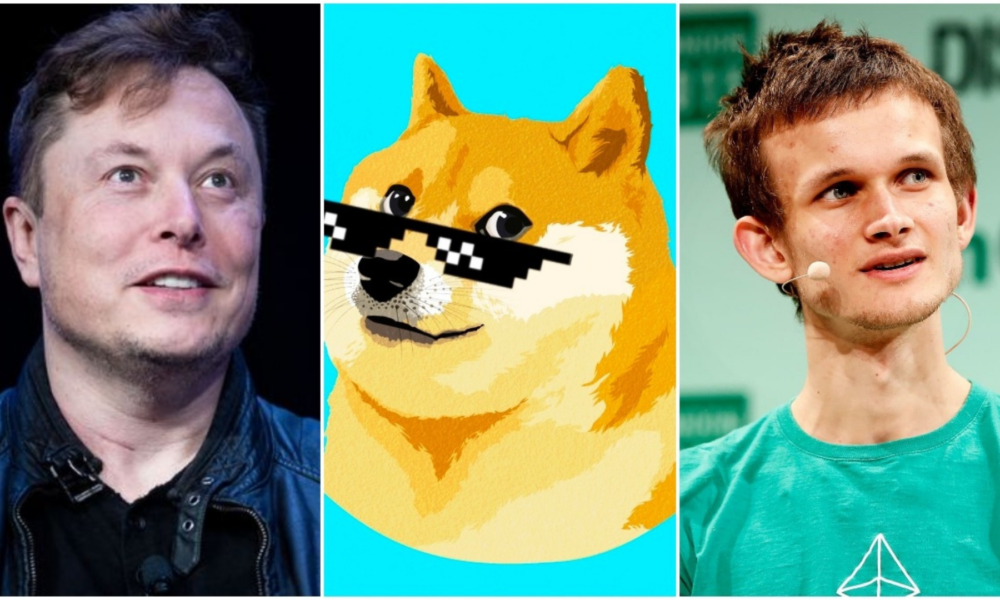 Kabar Vitalik Buterin dan Elon Musk Kerja Bareng Bikin Dogecoin Reli.