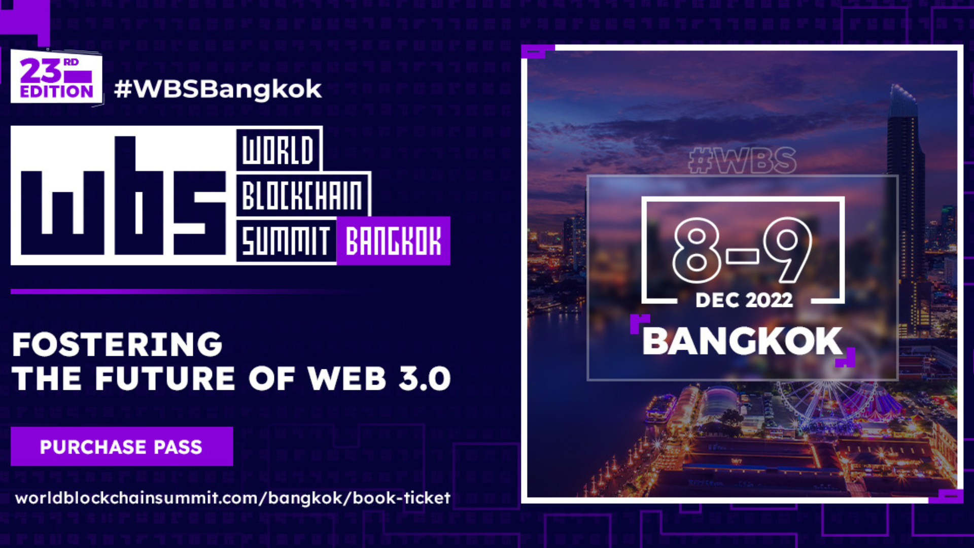 World Blockchain Summit Bangkok 2022 Siap Digelar Desember Mendatang.
