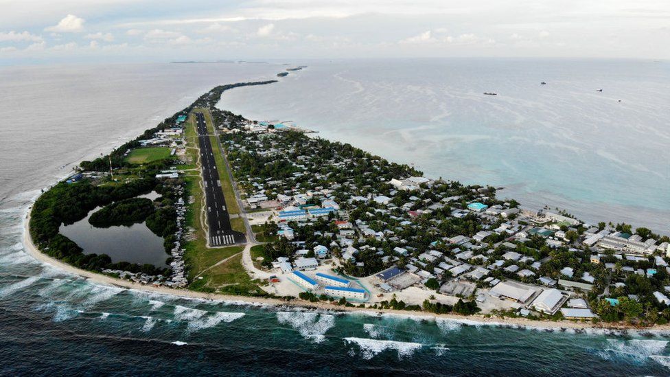 Negara Tuvalu terancam tenggelam, rencana pindah ke metaverse. Foto: Getty Images.