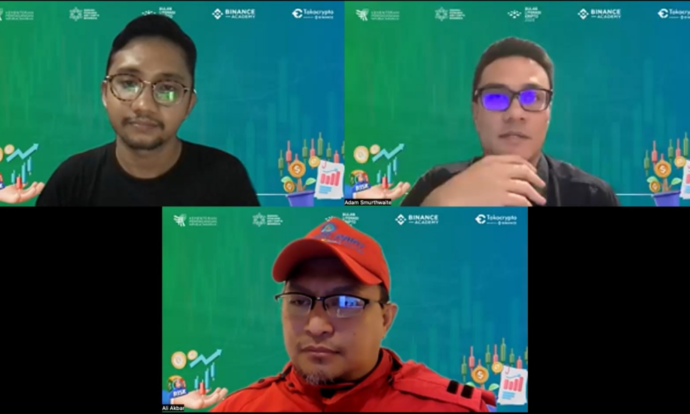 Event ZOOMINAR "Blockchain 101" bersama Binance Academy, Digitalogi & Coinfolks pada Kamis (16/2). Sumber: Tokocrypto.