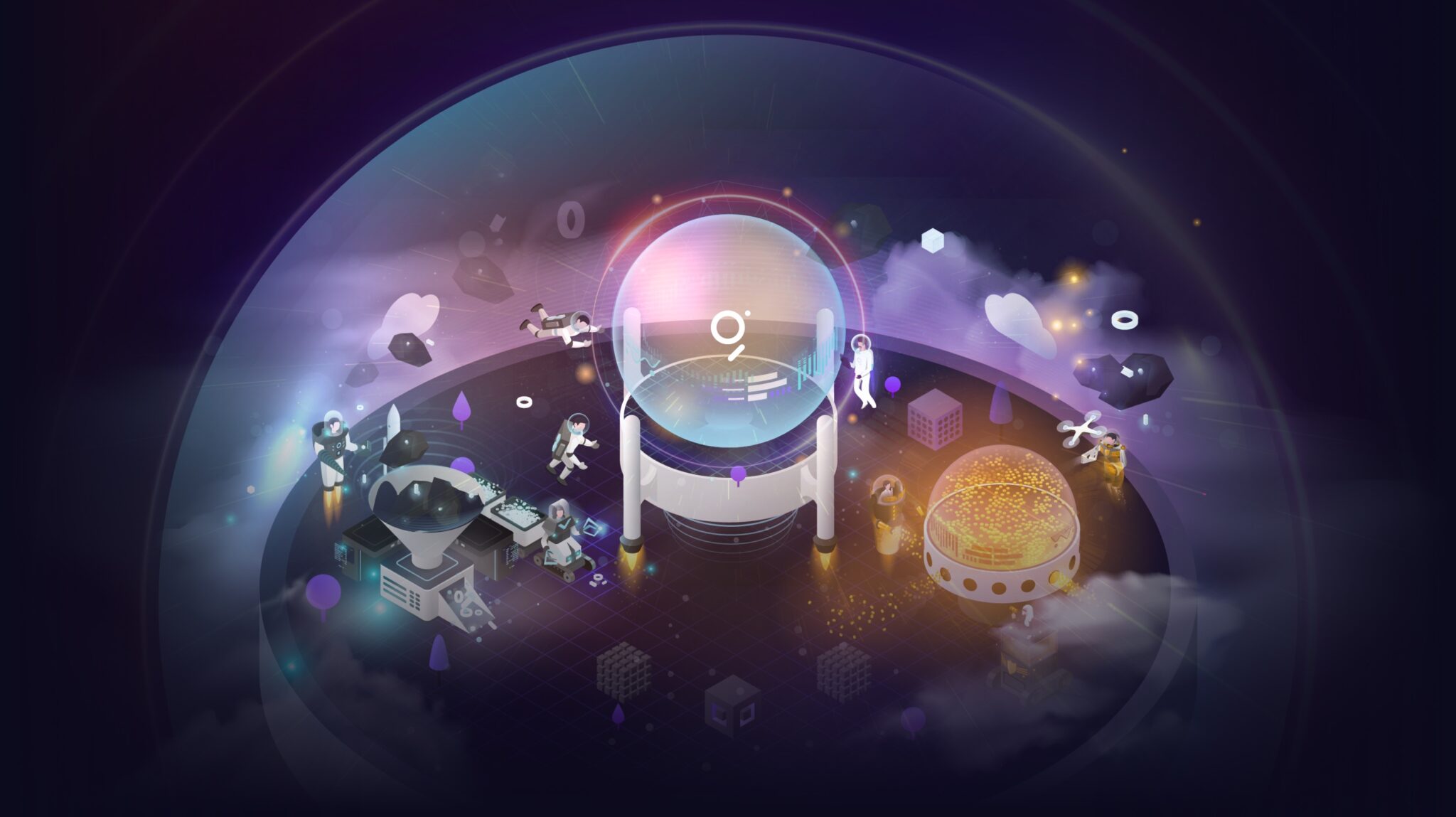 Ilustrasi aset kripto The Graph (GRT). Sumber: The Graph.