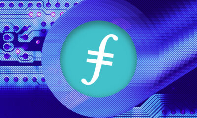 Ilustrasi aset kripto Filecoin (FIL).