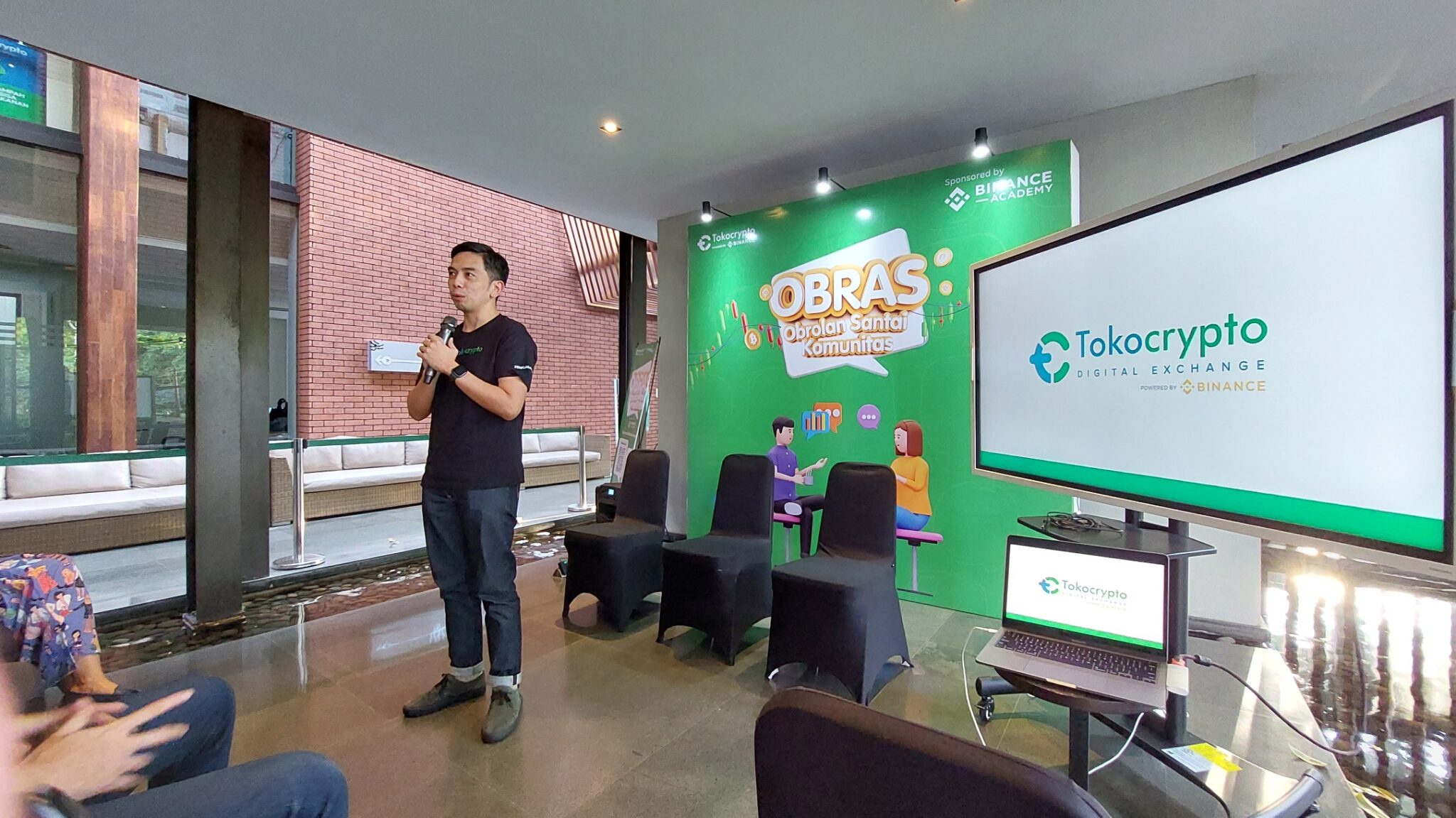 Acara OBRAS dan buka puasa bersama dengan komunitas sukses digelar pada Sabtu, 15 April 2023 di T-Hub Senayan by Tokocrypto, Jakarta.