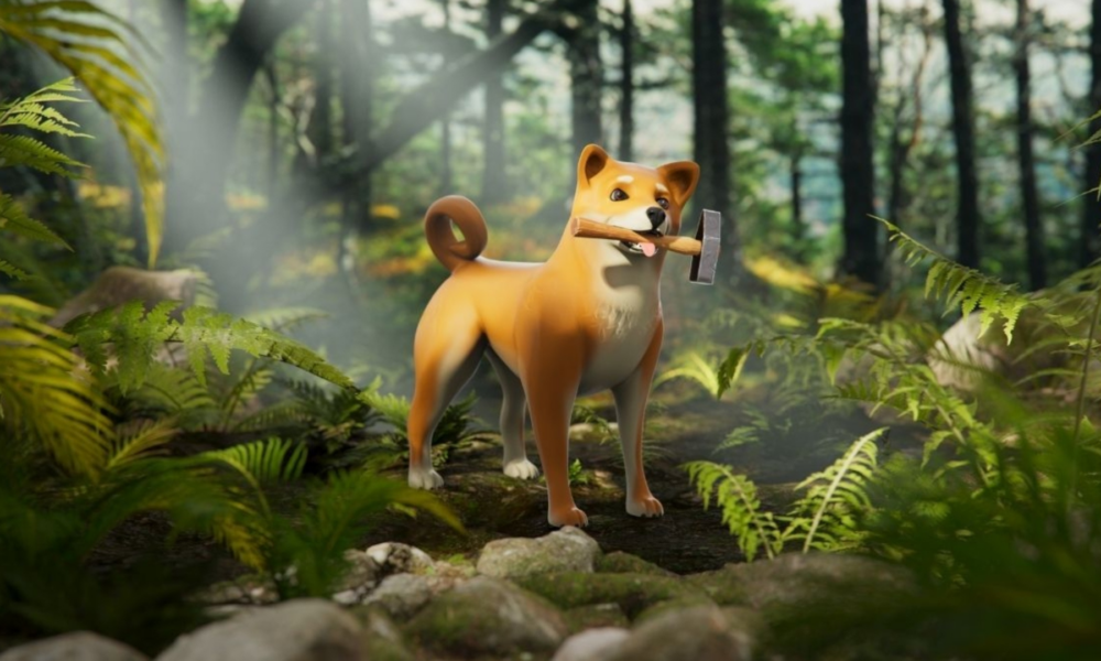 Ilustrasi Shiba Inu Metaverse.
