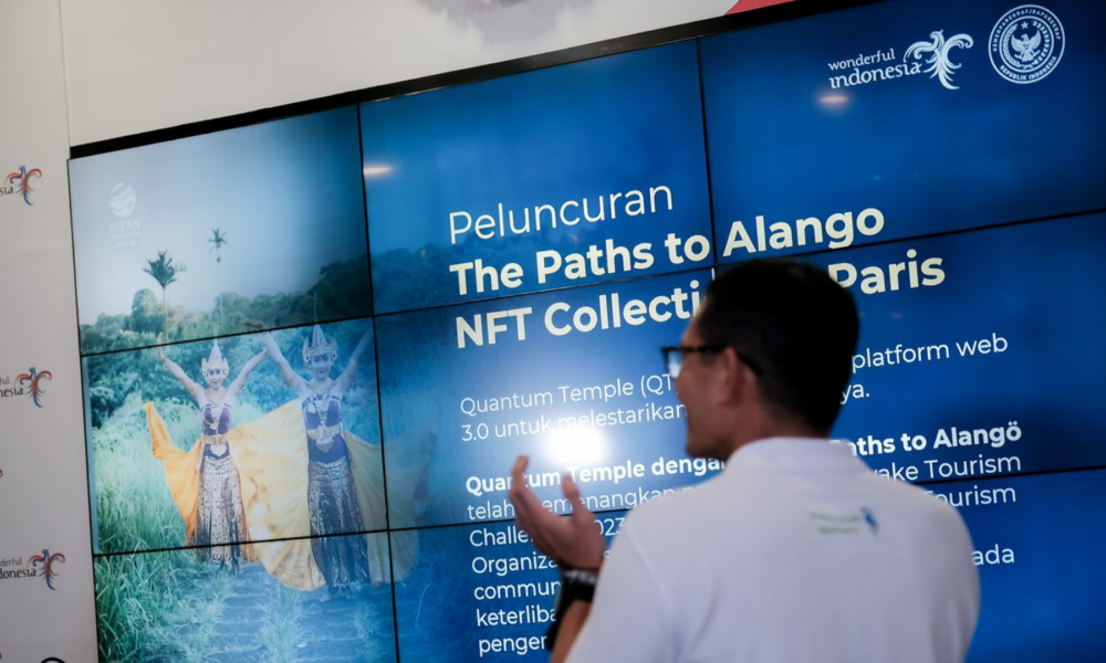 Pemerintah Indonesia Dukung Pelestrian Budaya Melalui Blockchain dan NFT. Sumber: Kemenparekraf.