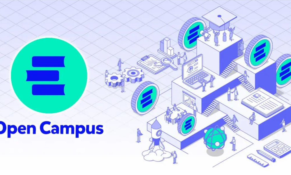 Ilustrasi aset kripto Open Campus (EDU). Sumber: Myforex.