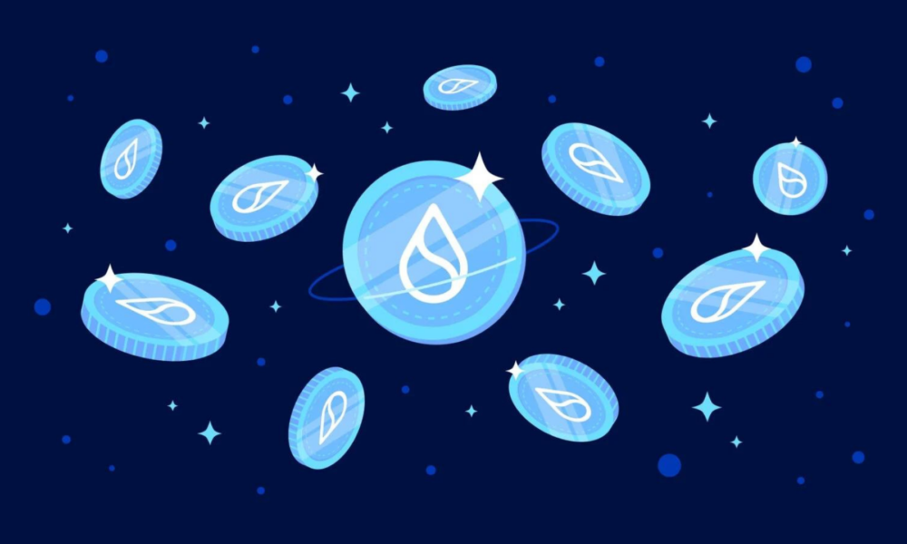 Ilustrasi kripto token SUI. Sumber: Decrypt.