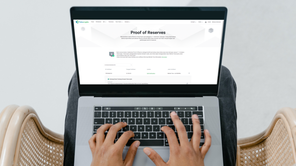 Tokocrypto rilis Proof of Reserves kuatkan komitmen transparansi. Sumber: Tokocrypto.