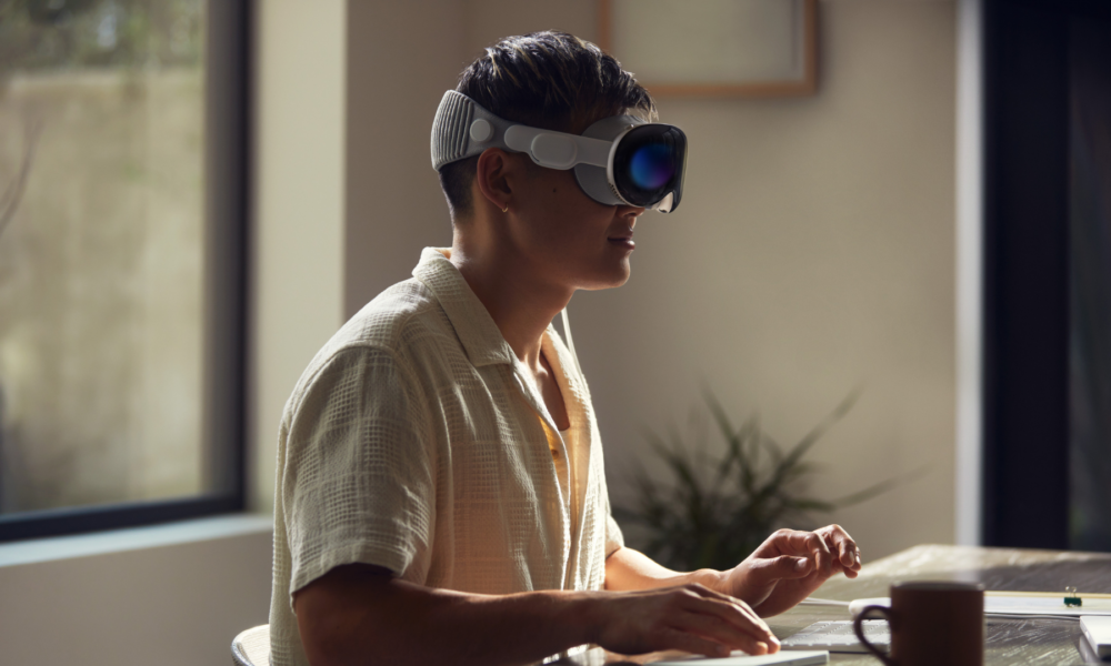Ilustrasi Apple Vision Pro. Sumber: Apple.