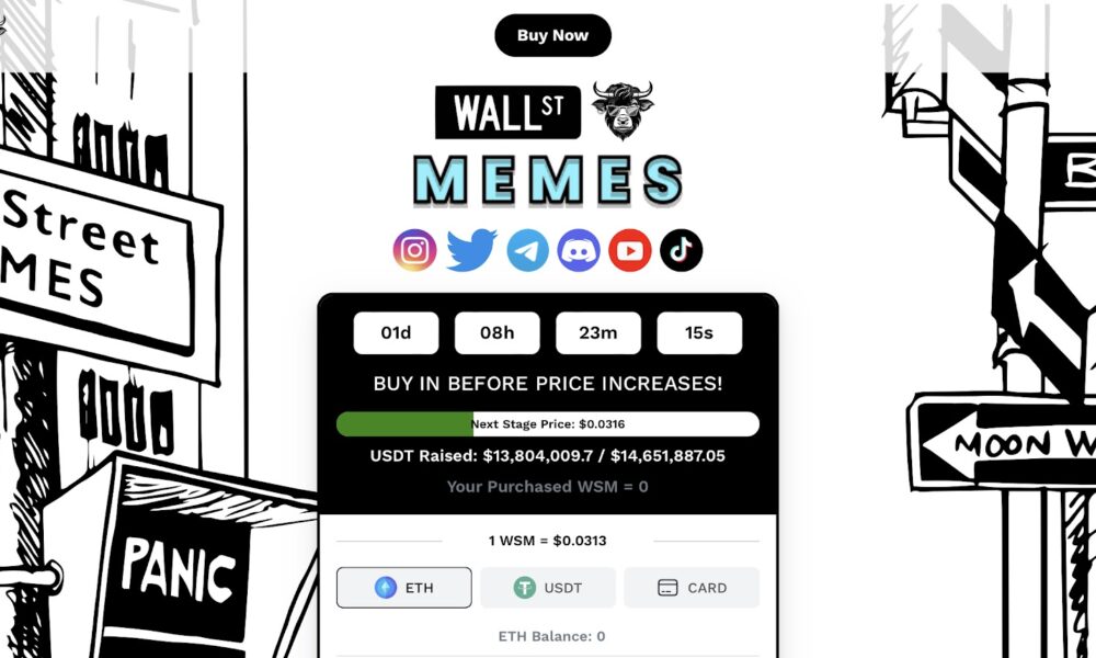 ILustrasi Token Wall Street Memes (WSM). Sumber: Wall Street Memes.