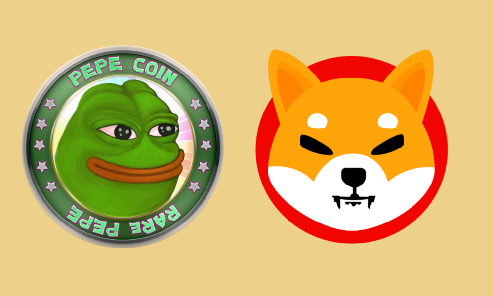 Ilustrasi Pepe Coin dan Shiba Inu. Sumber: Altcoin Buzz.