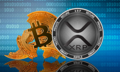 Ilustrasi aset kripto Bitcoin dan XRP. Sumber: FX Empire.