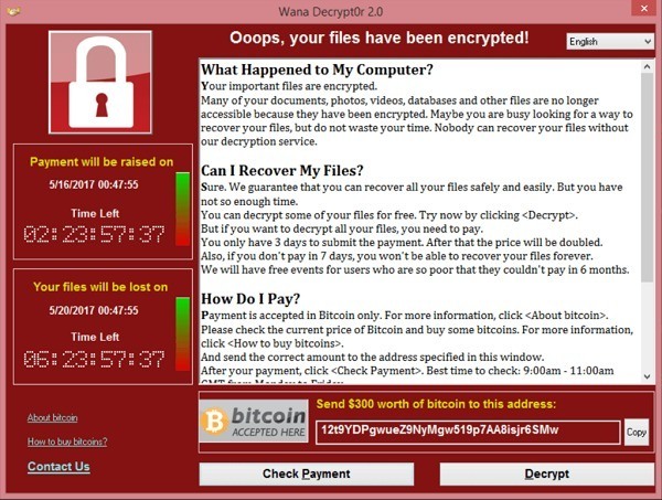 Ilustrasi ransomware WannaCry. Sumber: Binance Academy.